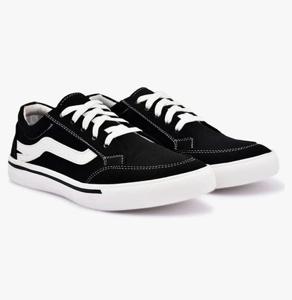 Casual Shoes for Men (Black & White, 6)